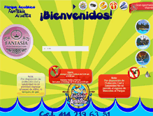 Tablet Screenshot of fantasia-acuatica.com